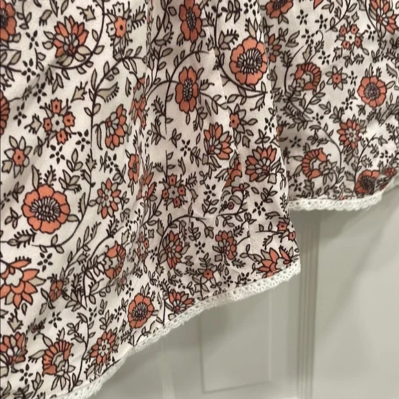 Spell & The Gypsy Jasmine Mini Skirt White and Red Floral Size M - Picture 6 of 8
